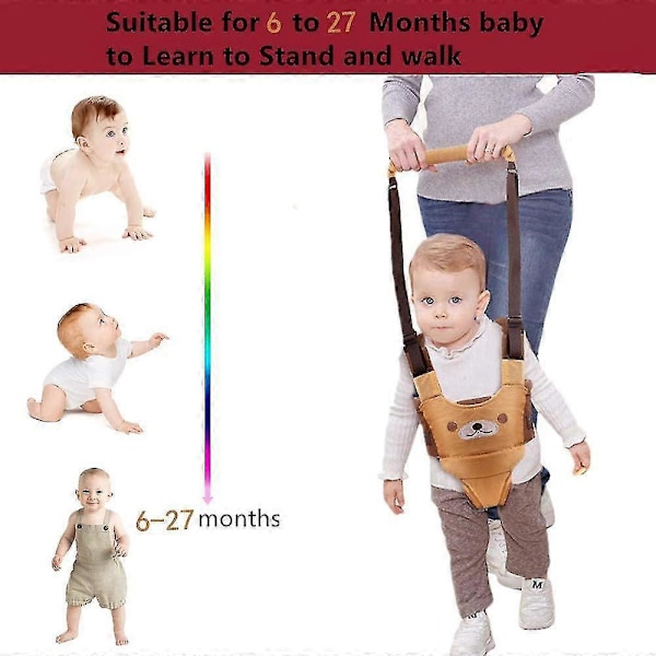 Gåsele for baby, Babysele, Gåvogn for småbarn, Sikkerhetssele for baby og barn med justerbare stropper
