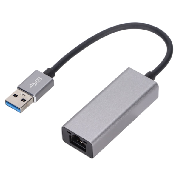 USB 3.0 Ethernet-adapter i aluminium - kablet Gigabit Ethernet-netværksadapter kompatibel med Switch Notebook PC