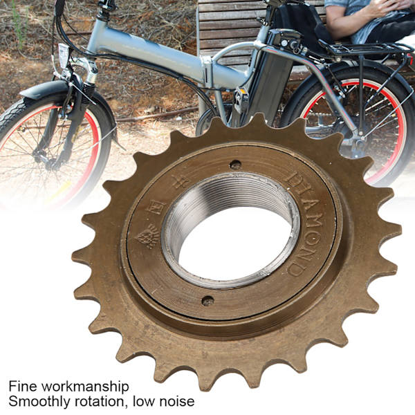 1 STK Metall Korrosionsbeständig Hög hållbarhet Lågt ljud Cykel 22 Tand Svänghjul Cykel Cykling Modifierat tillbehör