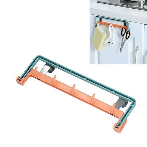 Appelsin Kjøkkenhåndkleholder - Over Skap Håndkle Stang for Bad, Balkong og Kjøkken (3 stk)