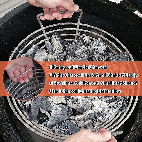 Kullaske-kurv for grill, Kamado Classic, Pit