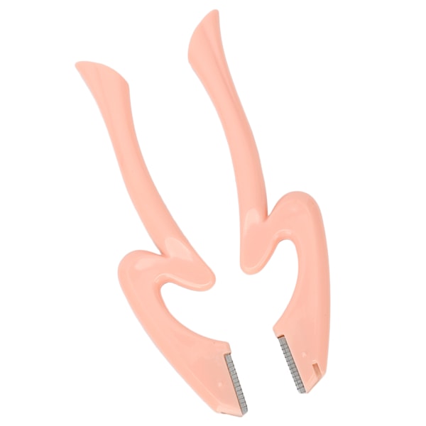 2kpl kulmakarvojen leikkaustyökalu Precision Micro Blade kaareva muoto ruostumattomasta teräksestä suojaava kulmakarvojen trimmeri