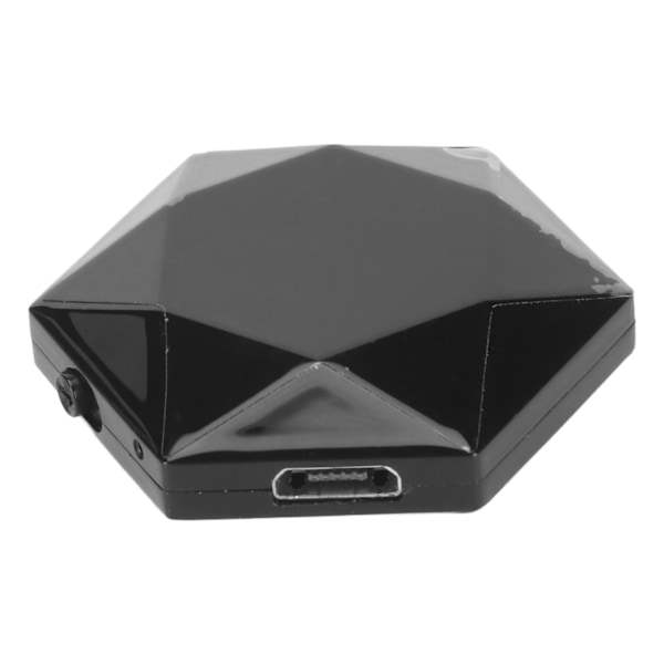 Mini-tallennin, ääniaktivoitu HD-kohinanvaimennus, pieni riipusnauhatallennin MP3-toistolla haastattelukokoukseen, neutraali englanti, musta, 32 Gt