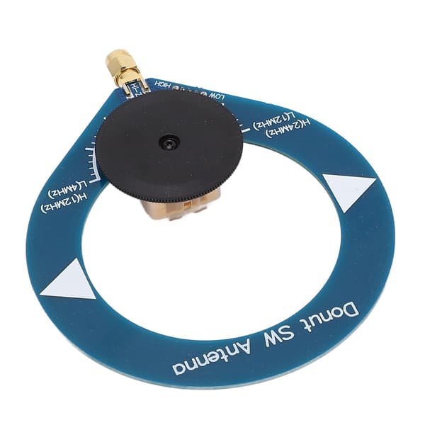 Donut SW Antenne Mini Loop Kortbølgeantenne Signaloverførselstilbehør til FM-radio