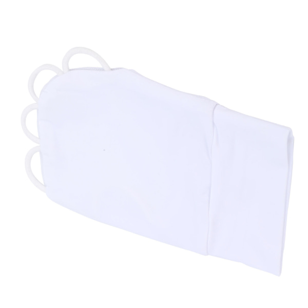 Half Golf Gloves Højre Is Silk UV beskyttelseshandsker til mænd og kvinder L Hvid