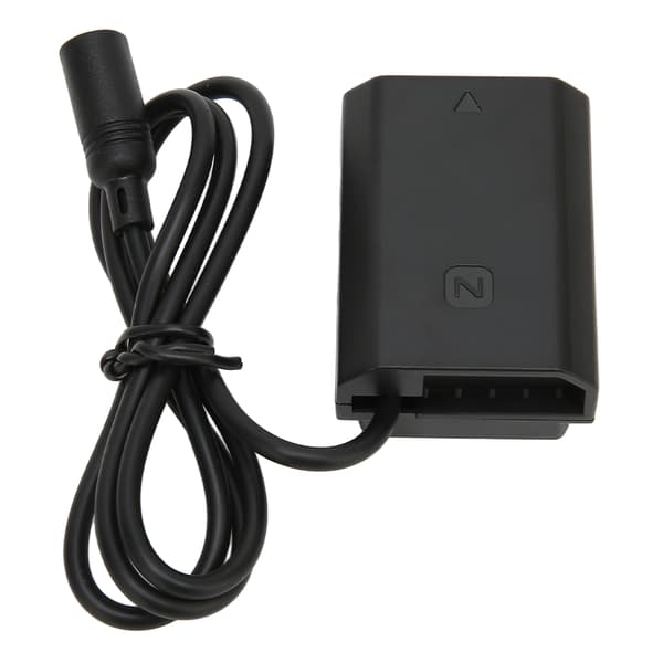 FZ100 Dummy Batteri DC-kobler Strømadapter Kompatibel med A7c A7R3 A7s3 A7R4 A7M4 7RM3 A6600 A9M2 FX3 100‑240V
