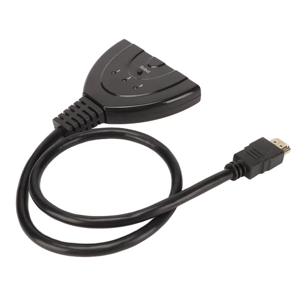 3-ports HD Multimedia Interface Switcher 3 ind 1 ud 3D 1080p HD Multimedia Interface Splitter til HDTV DVD til PS3 til PS4
