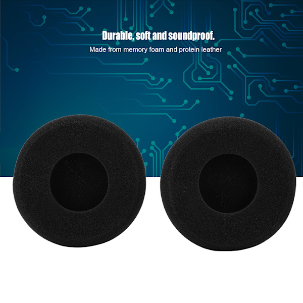 Memory Foam Protein Lær øreklokker for GRADO SR60 SR80 SR125 SR225 M1 M2 hodetelefoner
