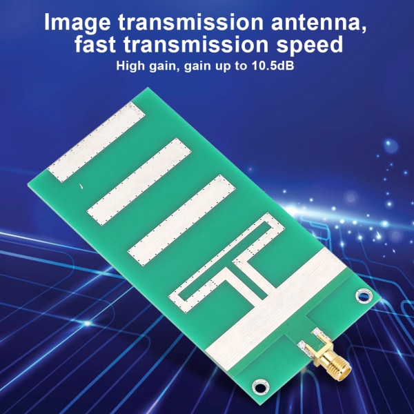 High Gain 2,4G WiFi Riktningsvideosändningsantenn för Yagi 10,5dB 2,35-2,55GHZ