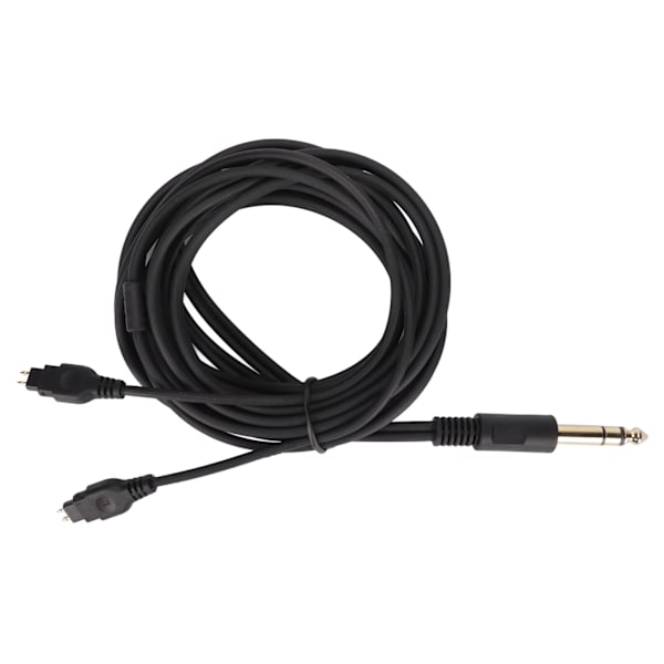 Kuulokkeiden kaapeli hapeton kuparimateriaali Pieni siirtohäviö 6,35 mm/0,3 tuuman musta kuulokkeiden johto HD660S HD650