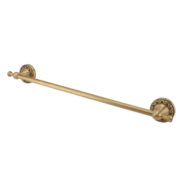 Håndklædeholder til badeværelse 19,7 tommer Robust kobber Elegant retro stil Håndklædeholder med skruer Hexnøgle til hjemmekøkken Antik