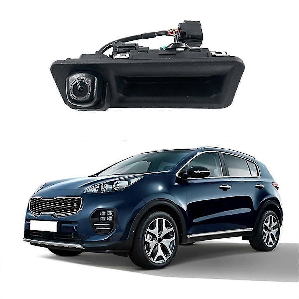95760-D9000 Bil Backkamera Bagageluckhandtag 95760D9001 kompatibel med KX5 2016-2019 Backhjälpskamera