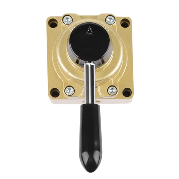 HV-03 G3/8 3 positioner 4-vägs pneumatisk luftflödeskontroll roterande handspaksventil
