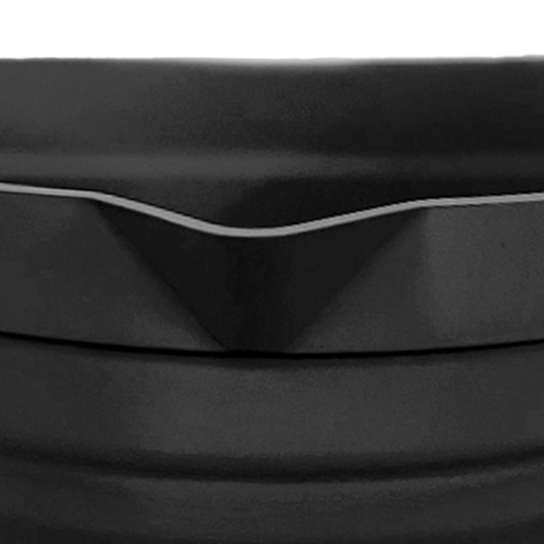 Genanvendelig silikoneindsats til slowcooker, passer til 6-8 liter, køkkenudstyr, sort