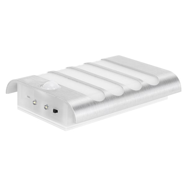 LED-bevegelsessensor nattlys USB-lading induktiv vegglampe for soverom korridor hvit