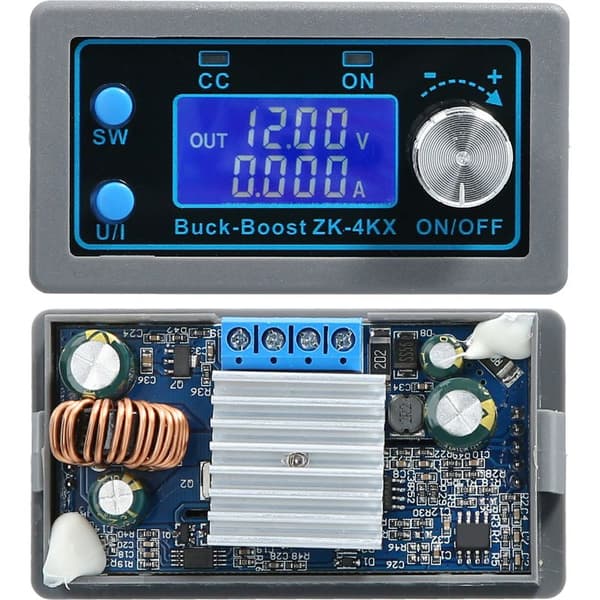 ZK-4KX Justerbar DC-strømforsyning - Strømmodul til laboratorium og DIY-elektronik
