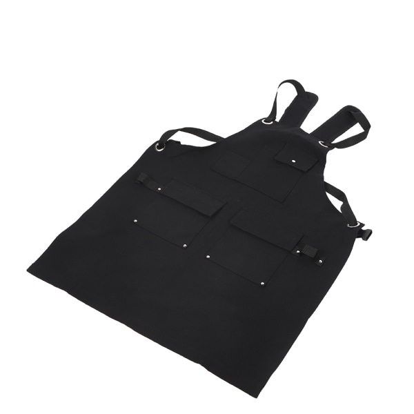 Outdoor Working Camping Canvas Puutarhaessu Multi Pocket Store Tools Musta