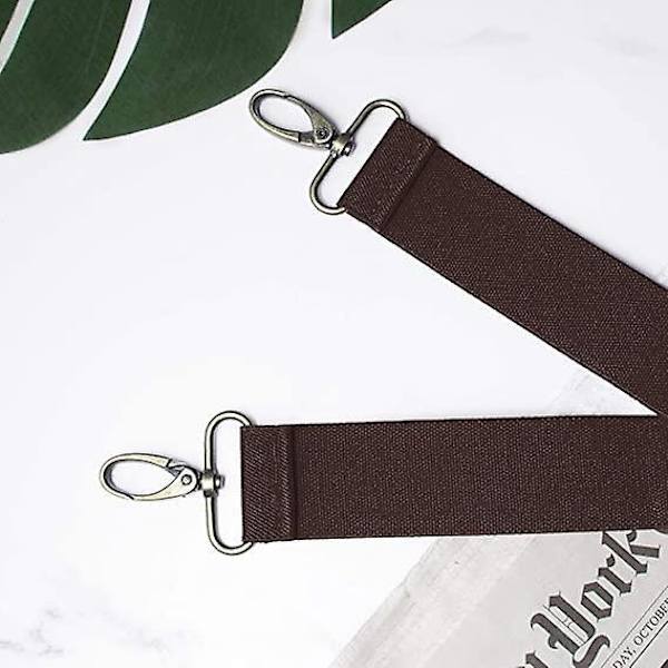 Justerbare X-formede herrebukser med metallklips - 120cmx3,5cm