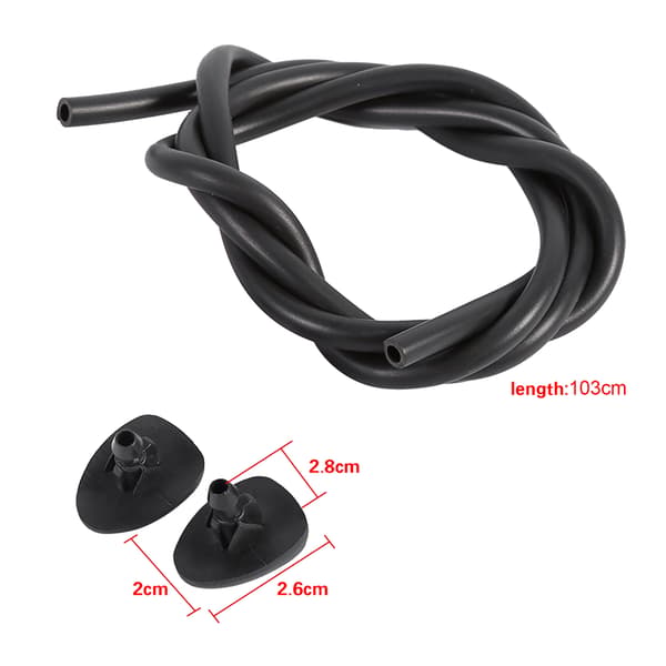 2 x Forrude Vindue Sprinkler Dyser Mist Vask Sprøjte Dyser til Peugeot 307