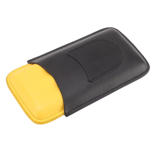 Cigarer Læder Cigar Etui Bærbar Cigar Holder Letvægts 3 Holder Cigar Etui til Rejser Hjem