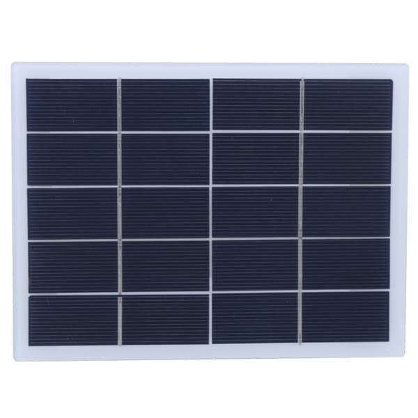 3W 5V Polykrystallinsk Silikon Solcellepanel DC Utgangslader Batteri Utendørs Hage Lys