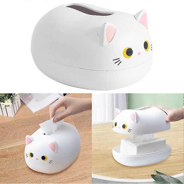 Hotel Cat Tissue Box Hushållsbil Nordisk Stil Heminredning Toalett Zekai