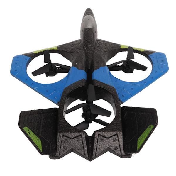 HD-drönare RC-plan med lampor, drönare för flygfotografering, bra presentleksak för pojkar och flickor, blå, 3 batterier