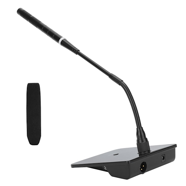 Computer USB Mikrofon Møde Spil Live Stemme Svanehals Kablet MIC Sort US 100‑240V