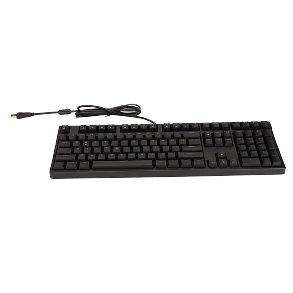 Röd switch-tangentbord 108 tangenter trådbundet röd switch ergonomisk vit bakgrundsbelyst mekaniskt tangentbord för PC bärbar dator