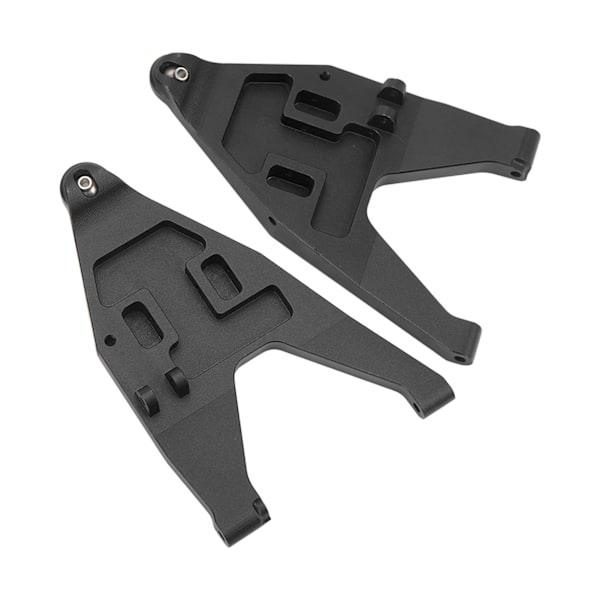 2 stk. Front Lower Suspension Arm Pull Rod Link CNC Machining RC Retrofit Upgrade Parts for TRAXXAS UDR 1/7 RC Car Black