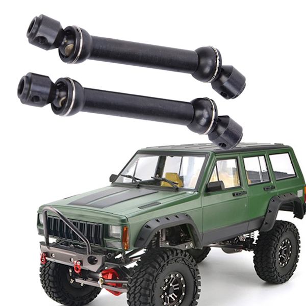 2 kpl Black Metal CVD-käyttöakselin lisävarusteita Axial SCX10/CC01/D90/D110 1/10 RC CarBlack (88-113mm)