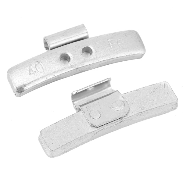 40g 1,41oz 30st P-stil hjulviktsbalansering aluminiumlegering klämma på för 17in personbilar & lätta lastbilar