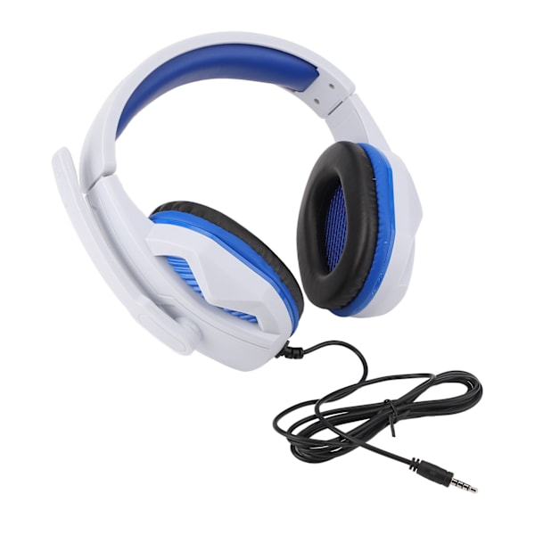 Gaming Headset Brusreducering Stark Bas Andningsbar Trådbunden Spelhörlurar med Mikrofon för PS5 för XBOX PC