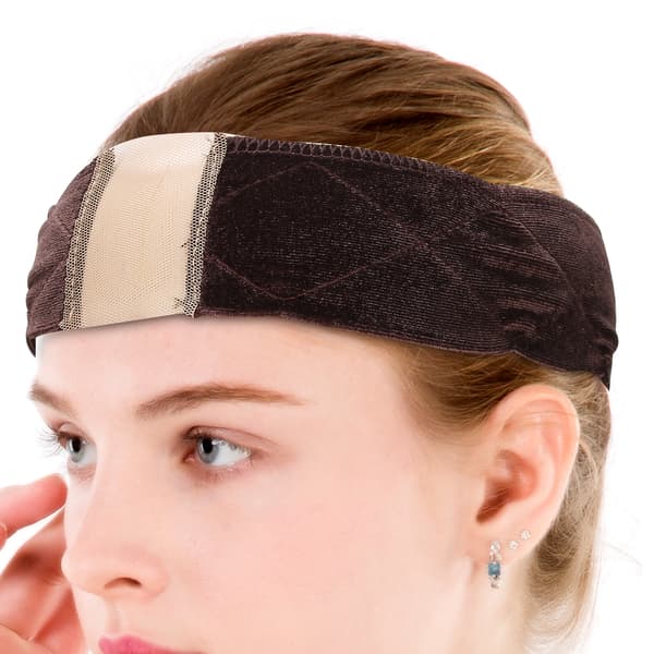 3 st Perukgreppband Justerbar Fixeringsdel Spets Pannband Elastiska Sammet Perukband