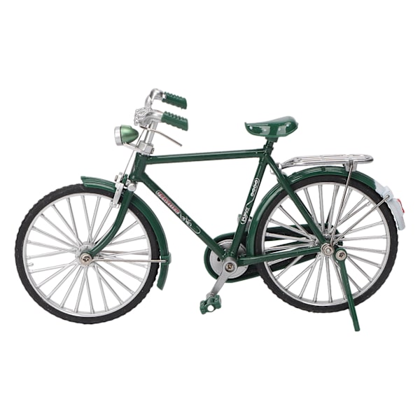 Vintage Bike Model High Simulation Pyörivä pyörä Hienot yksityiskohdat Minipyörämalli pöydän kirjahyllyn koristeluun