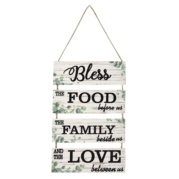 Wooden Wall Hanging Signs Rustic Home Kitchen Dining Room Decoration Holiday Gift