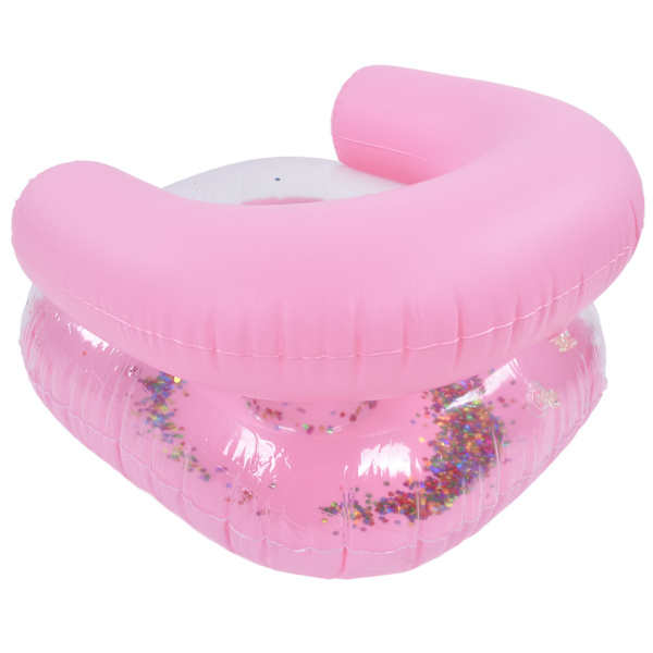 Baby Oppblåsbar Sofa Vann Svømmestol Fortykning PVC Barn Bading Lærekrakk