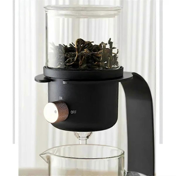 Glas Tekande til Nem Brygning - Blomstertekande med Drypfilter, A