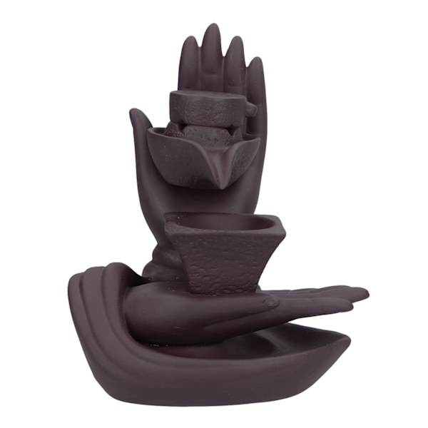 Tilbageflow Røgelse Brænder Røg Vandfald Keramisk Røgelse Holder Aroma Brænder Hjem Ornament til Soveværelse Dekoration