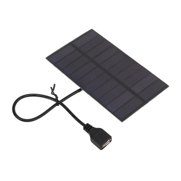 1,5 W 5 V Monokrystallinsk Silisium DIY Solcellepaneler med USB-grensesnitt Fleksibelt Mini Solcellepanel