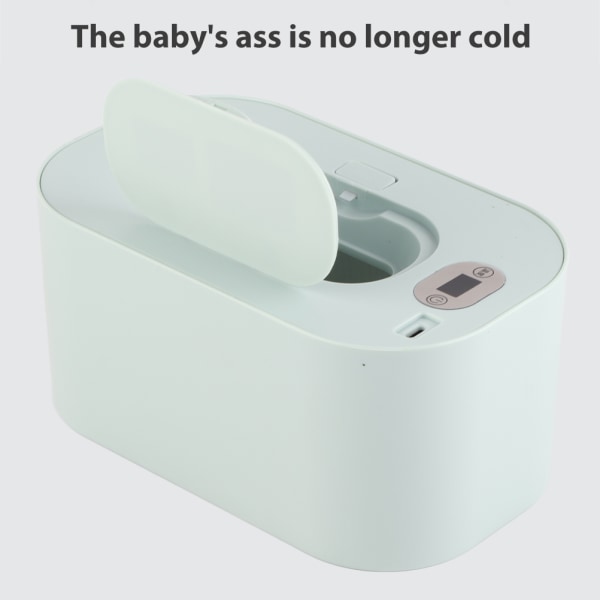 Babyservietter Varme termostat Våtservietter Boks Bærbare servietter Varmeboks Temperatur Justerbar
