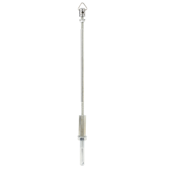 Banjo Pole Oppreist Sølv Justerbar Bærbar Stativ Musikk Instrument Tilbehør 350mm