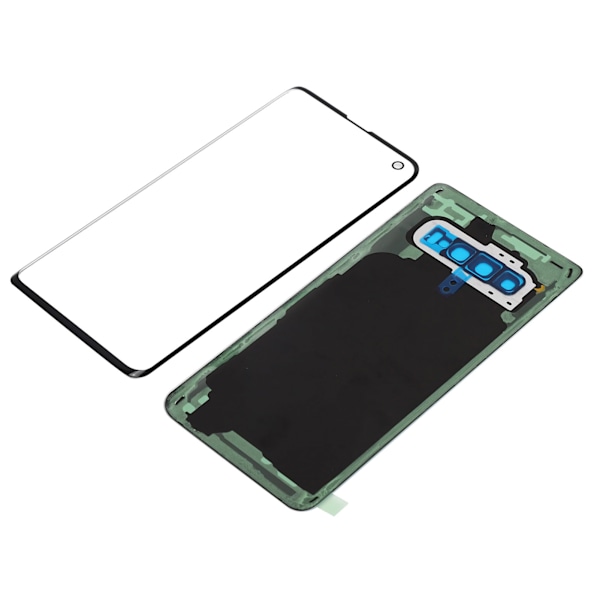 Mobiltelefon Bakglassdeksel og Ytre Glasspanel Erstatning for Samsung S10 G973 Hvit