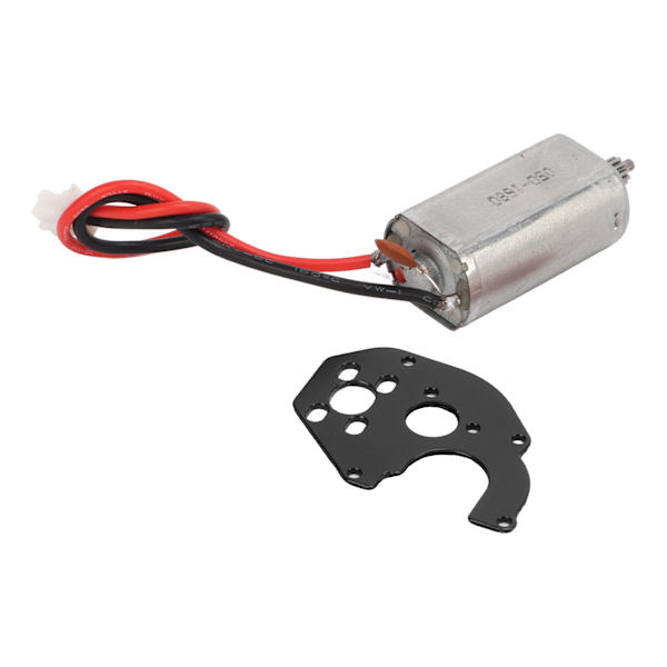 RC Motor Stabil Mycket Hållbar Premium Metall Låg Friktion Lågt Brus Hög Noggrannhet Utsökt SCX24 BorstmotorSvart