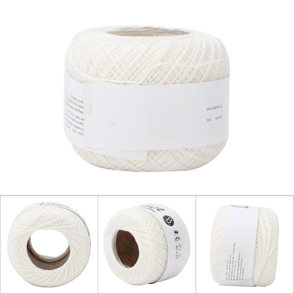 Lace Line Bomull Handvirkad Summer Silk Light Thin Line 6602 Rice White 6602 Rice White