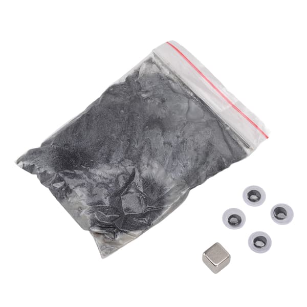 Magnetiskt kitt Högsträckt Säker harts Magnetisk studsande lera Stressavlastningsleksaker med magnet Silver