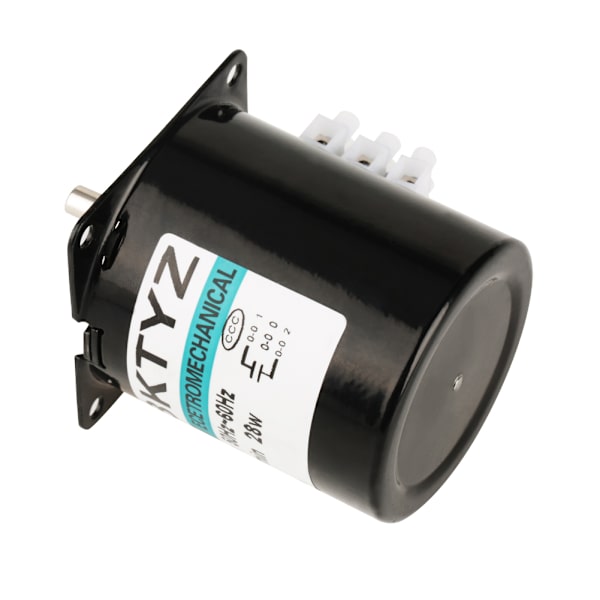 AC220V 28W Miniatyr Permanentmagnet Synkronmotor CW/CCW(40rpm)
