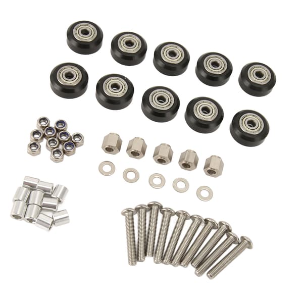 10 stk 3D-printer remskive sett 3D-printer POM remskive plast remskive med lager tomgang for 3D-printer