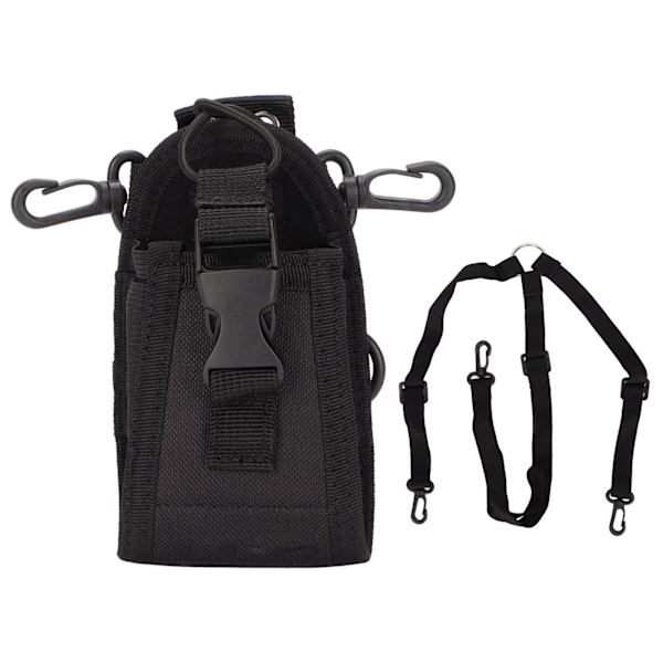 Walkie talkie holder Nylon beskyttende multifunktionel 2-vejs radiopose til Baofeng UV-5R UV-82MSC-20E