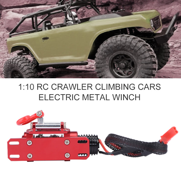 1:10 RC Crawler Klatrebiler Elektrisk Metal Spil til SCX10 D90 D110 TF2 TRX4 KM2